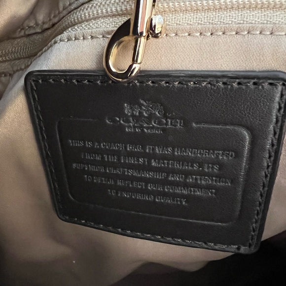 Coach Snakeskin Leather Tote - Picture 11 of 11